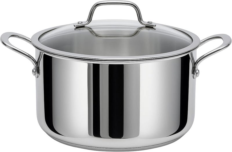 Prestige Infinity Tri Ply Stainless Steel 26cm Casserole With Lid - Induction Compatible - Image 1